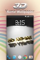 3D My Name Live Wallpaper Affiche