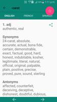 English Thesaurus Dictionary capture d'écran 3