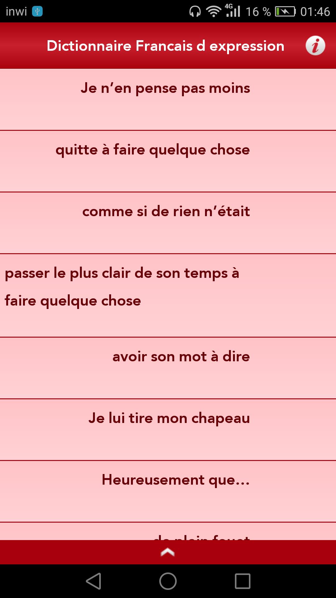 Dictionnaire Français d'expression for Android - APK Download