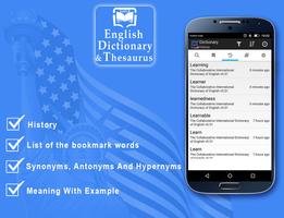 Dictionary English Affiche