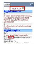 English German Dictionary Pro screenshot 1