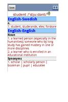 English Swedish Dictionary Pro تصوير الشاشة 2