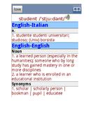 English Italian Dictionary Pro capture d'écran 2