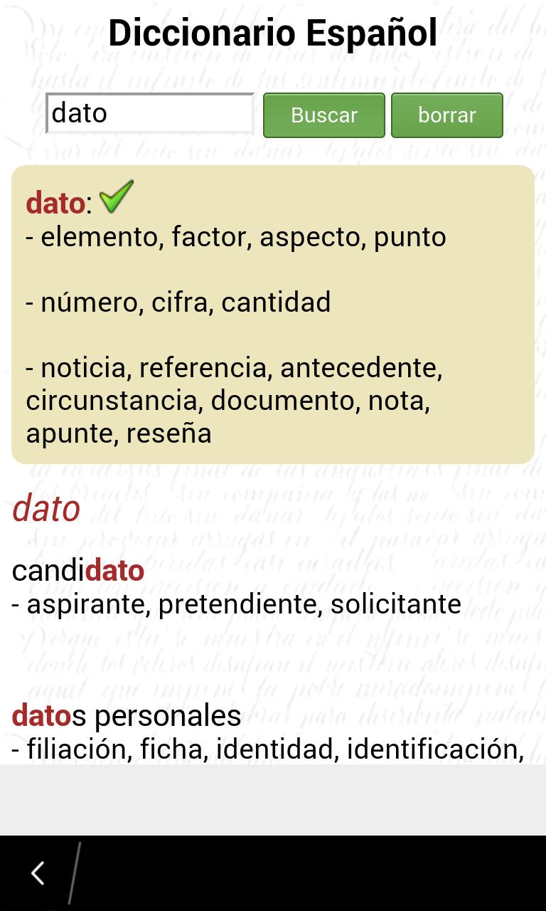 Diccionario Español (Offline) APK per Android Download