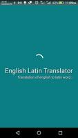 English Latin Translator Affiche
