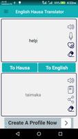 English Hausa Translator capture d'écran 1