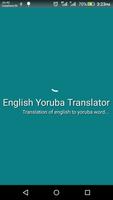 English Yoruba Translator Affiche