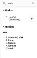 English-Estonian dictionary poster