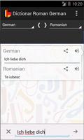 Dictionar Roman German capture d'écran 1