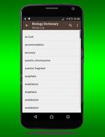 Biology Dictionary Free capture d'écran 1