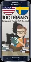 English Swedish Dictionary Plakat
