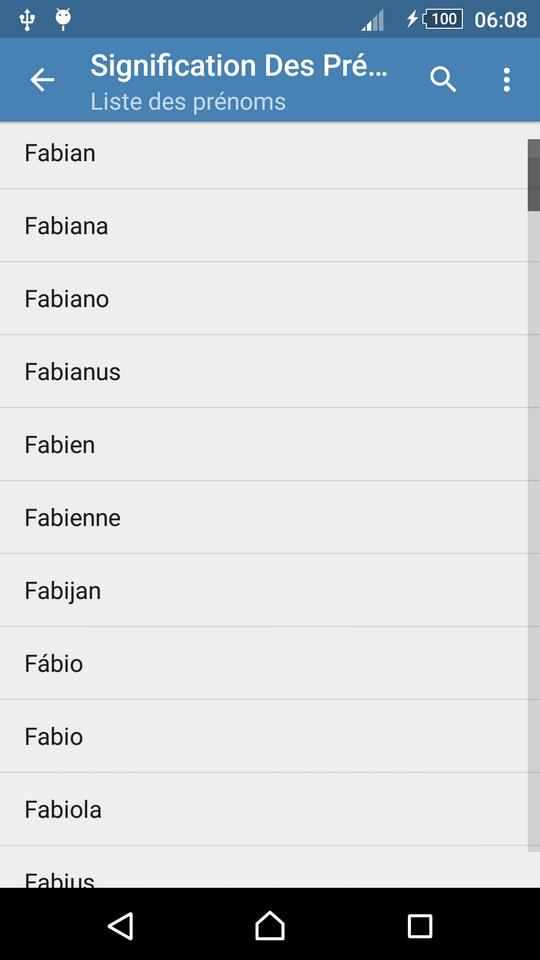 Signification Des Prenoms For Android Apk Download