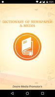 Dictionary Of Newspaper &Media Plakat
