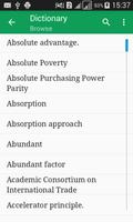 Economic Terms Dictionary Affiche