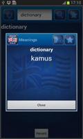برنامه‌نما kamus bahasa inggeris melayu عکس از صفحه