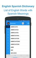 برنامه‌نما Spanish to English Dictionary عکس از صفحه