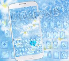Diamond Blue Keyboard Theme poster