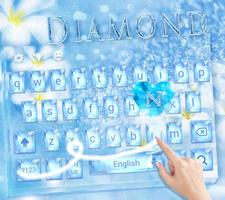 Diamond Blue Keyboard Theme screenshot 1