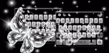 Glitter diamond Keyboard Theme