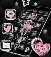 Diamond Leopard Theme Zipper Lock Screen اسکرین شاٹ 3