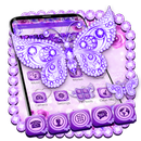 Diamond Shining Butterfly Theme APK