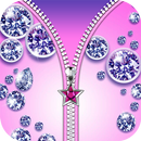 Diamond Zipper Lock Screen APK