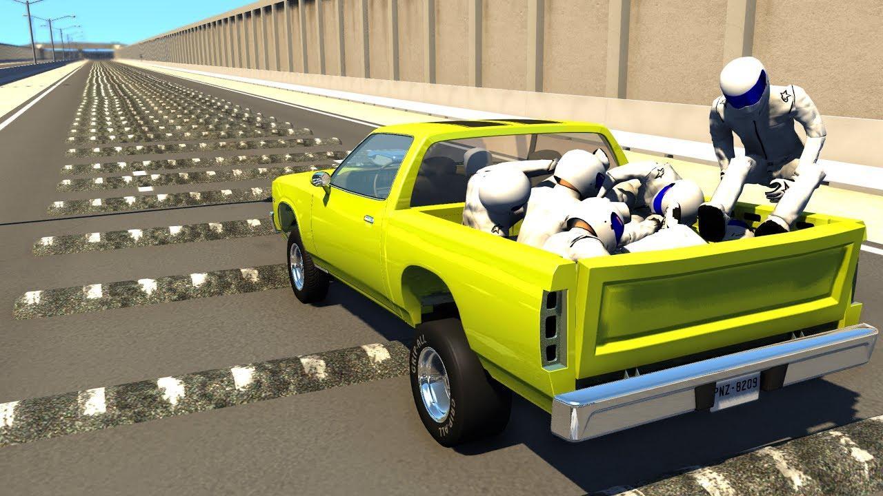 Бесплатные игры краш тесты. Cars vs Speed Bumps - BEAMNG Drive. Краш тест машин. Игра краш тест авто. Испытания для машин игры.