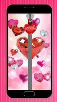 Diamond Hearts Zipper poster