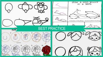 Learn to Draw Step by Step Affiche