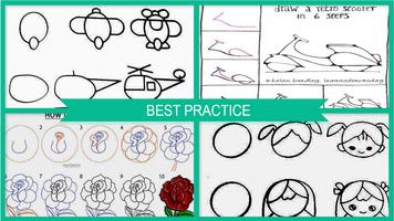 Aprenda a desenhar passo a passo Cartaz