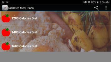 Diabetes Diet Charts capture d'écran 3