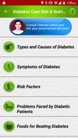 Diabetes Care Diet & Nutrition Poster