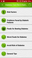 Diabetes Care Diet & Nutrition captura de pantalla 1