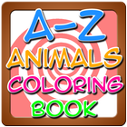 A to Z Animals Coloring Book icône