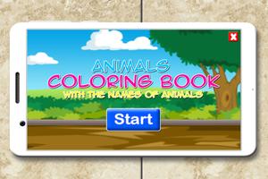A to Z Animals Coloring Book poster