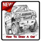 How To Draw a Car-icoon