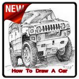 How To Draw a Car-icoon