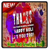 Happy Holi Speech Card icône