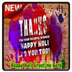 Happy Holi Speech Card ikon