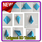Tutorial 3D Origami ícone