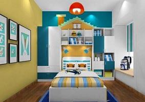 Dormitorio de lujo Kid Poster