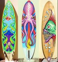 Pro Surfing Board Design Plakat