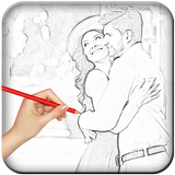 Sketch Photo Art ícone