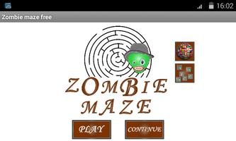 Zombie maze free plakat