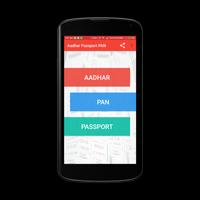 mAadhaar Passport PAN's Details gönderen