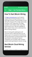 Bitcoin Mining capture d'écran 1