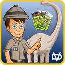 Dinosaures trivia autocollants APK