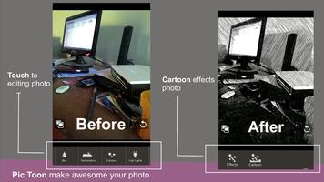 Pic Toon - Photo Editor capture d'écran 2