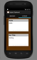 Digital Clipboard captura de pantalla 1