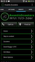 Avantis Scooters تصوير الشاشة 2